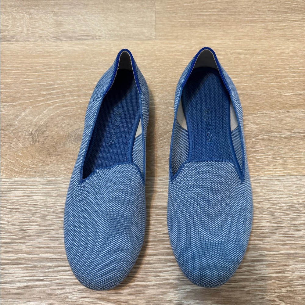 Rothy's Women's Tide Pool Blue Loafer Shoes 9.5